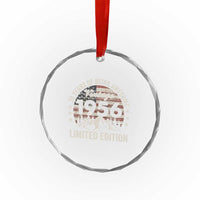 70th Birthday Made In 1956 Limited Edition Crystal Glass Ornament 70 Years Of Being Awesome American Flag