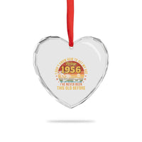 70th Birthday Vintage 1956 Heart Crystal Glass Ornament I Dont Know How To Act My Age Ive Never Been This Old Before