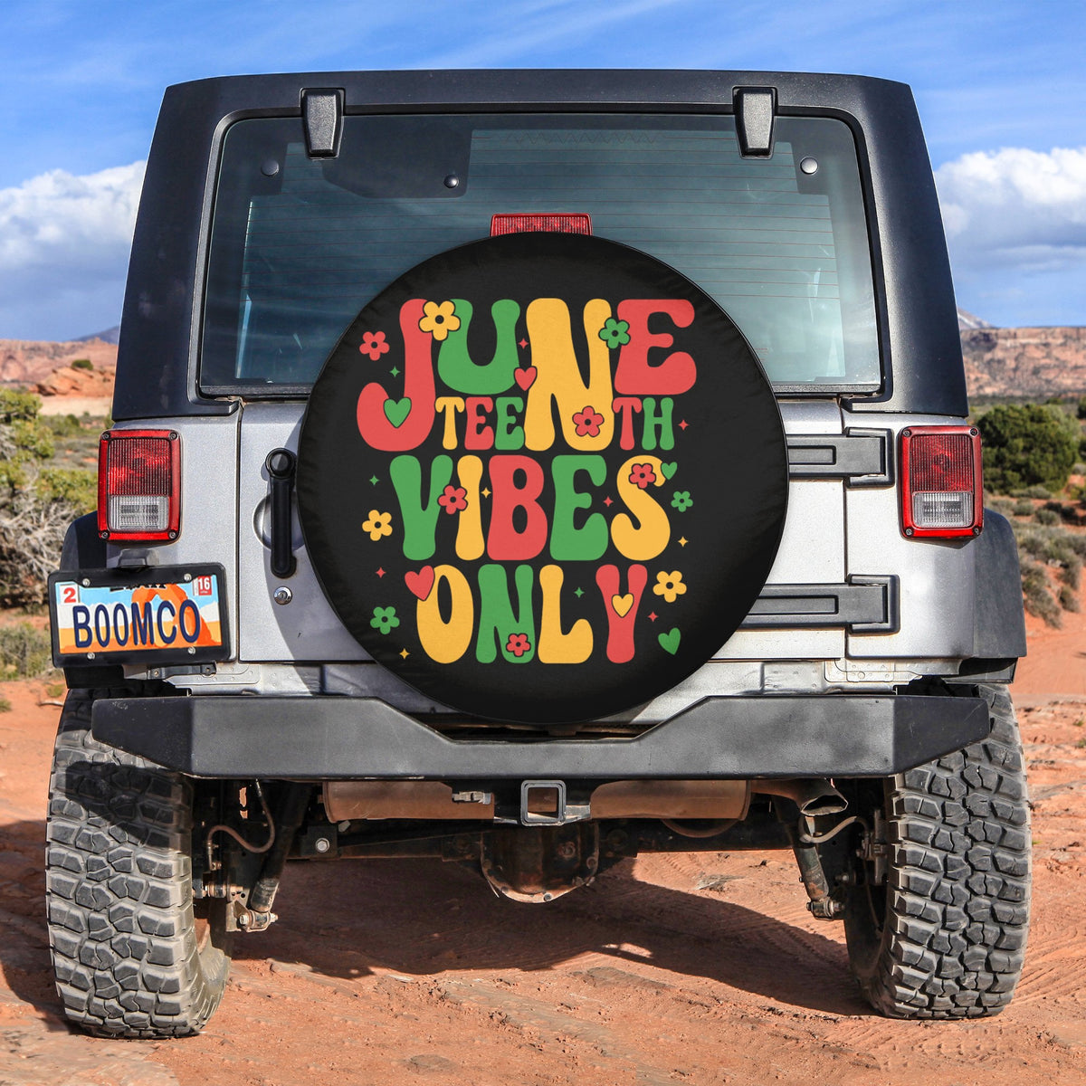 African Tire Covers - Juneteenth Spare Tire Cover Juneteenth Vibes Only NO.76 LT8 - Wonder Print Shop