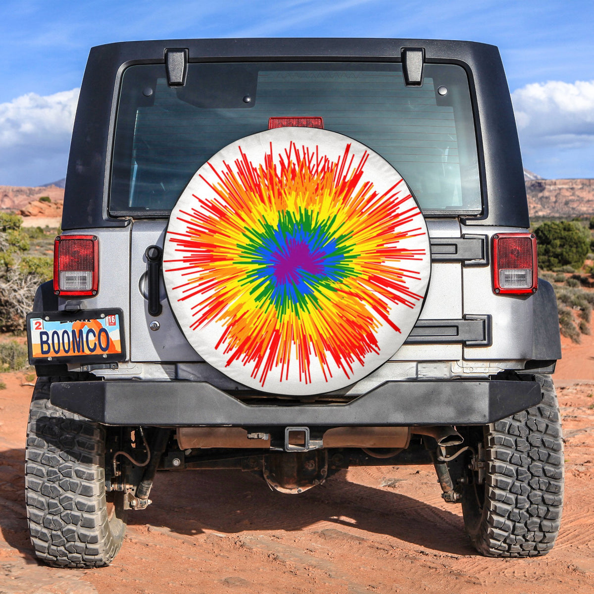 LGBT Tire Covers - Blast Pride Spare Tire Cover NO.11 LT8 - Wonder Print Shop