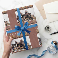 761st Tank Battalion Tribute Wrapping Paper Roll Black Panthers WW2 Heroes - Wonder Print Shop