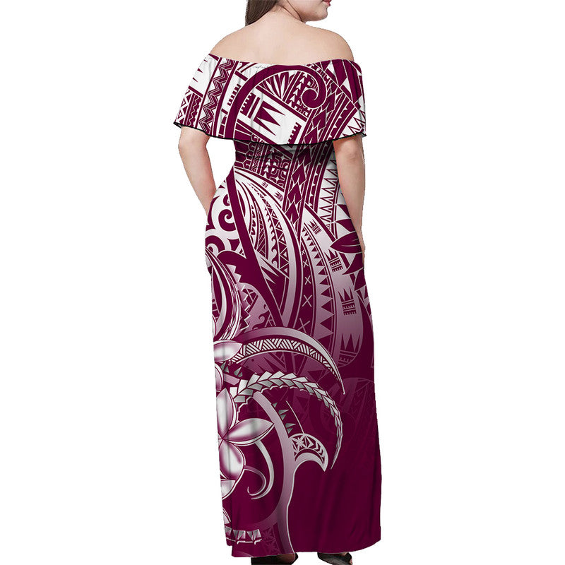 polynesian-pride-off-shoulder-long-dress-polynesia-tribal-royal-pink