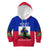(Custom Personalised) Haiti Kid Hoodie Negre Marron With Haitian Flag - Wonder Print Shop