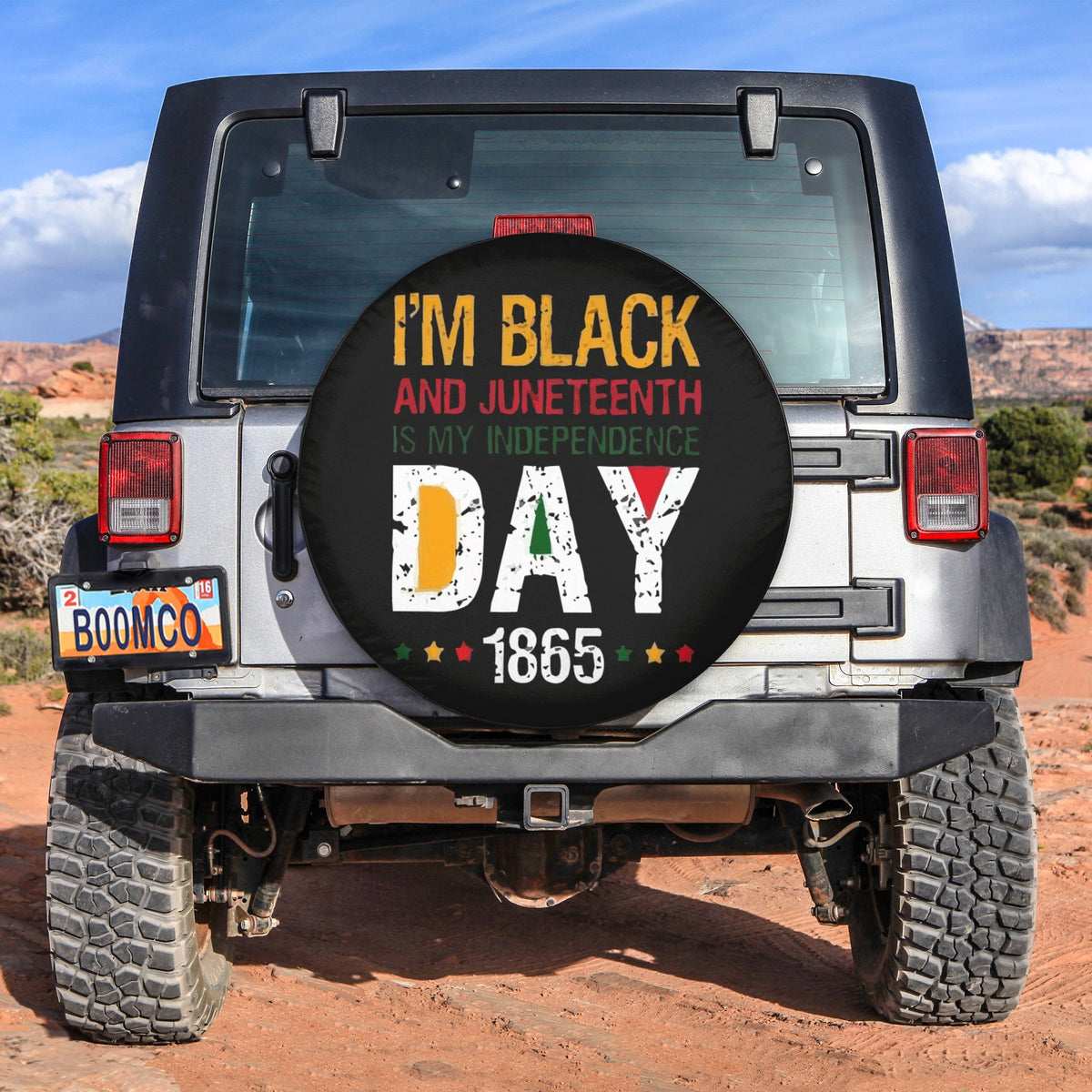 African Tire Covers - Juneteenth Spare Tire Cover I'm Black And Juneteenth Is My Independence Day 1865 NO.80 LT8 - Wonder Print Shop