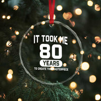 80th Birthday Crystal Glass Ornament To Create This Masterpiece 80 Year Old Gift