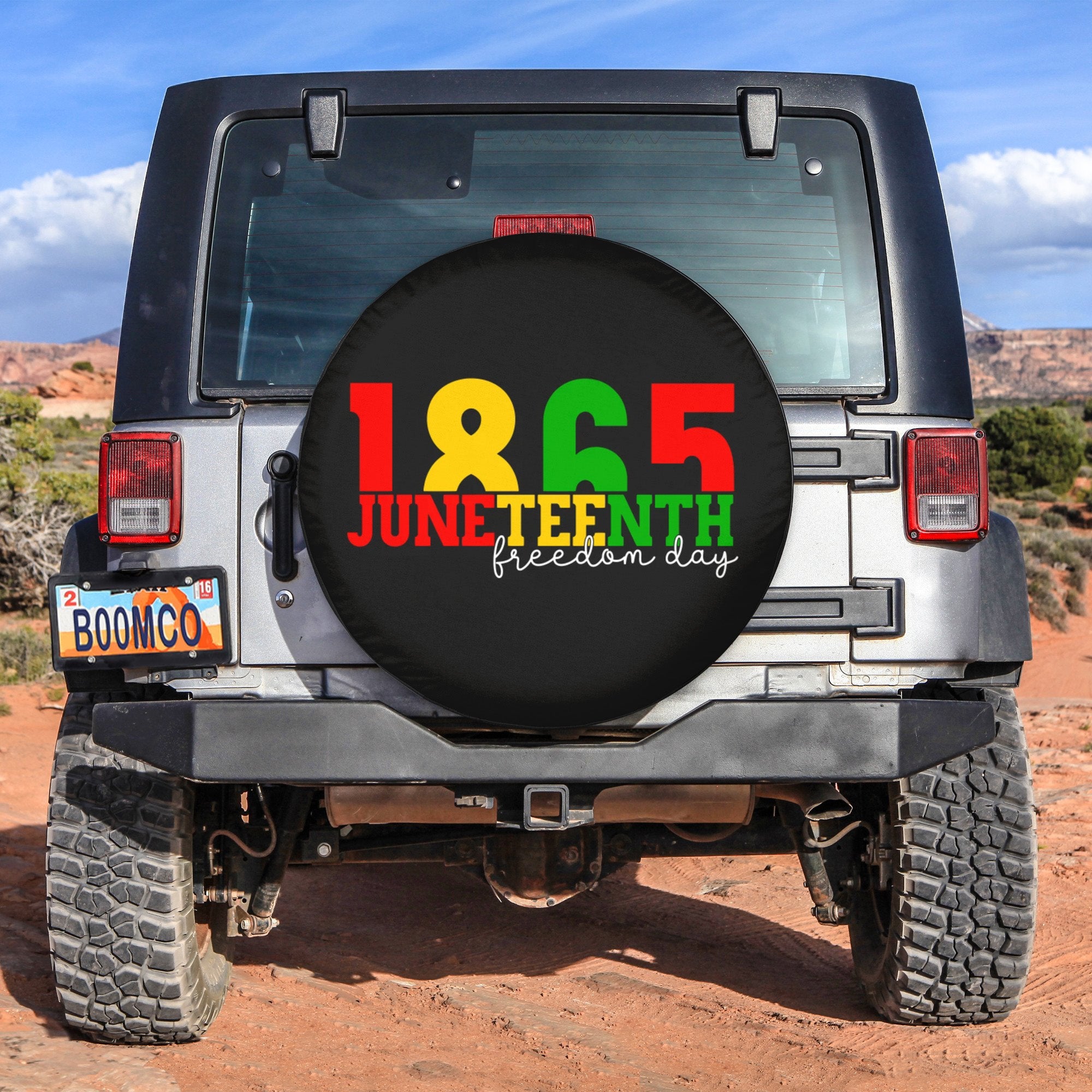 African Tire Covers - Juneteenth Spare Tire Cover 1865 Juneteenth Freedom Day NO.85 LT8 - Wonder Print Shop