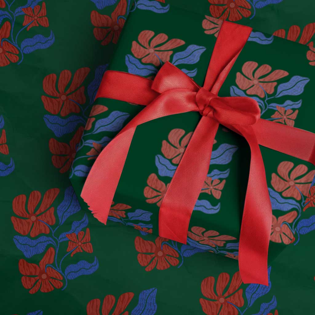 86 47 Boho Floral Matisse Wrapping Paper Roll No Kings Oligarchy FDT Political Protest