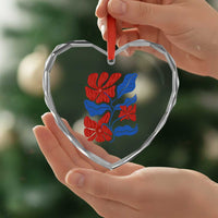 86 47 Boho Floral Matisse Heart Crystal Glass Ornament No Kings Oligarchy FDT Political Protest