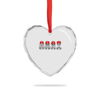 86 47 Subtle Anti FDT Heart Crystal Glass Ornament Funny Skeleton Wearing Hat Sarcastic Political