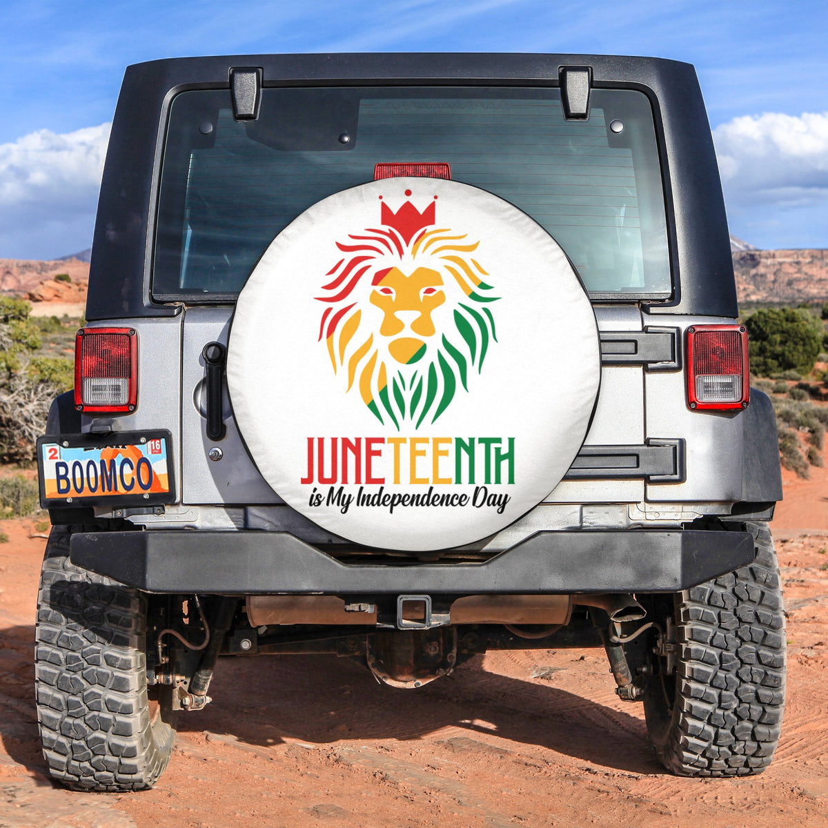 African Tire Covers - Juneteenth Spare Tire Cover Lion King Juneteenth Is My Independence Day NO.86 LT8 - Wonder Print Shop