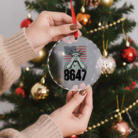 8647 Statue Of Liberty Crystal Glass Ornament Political Satire Protest Poster Graphic