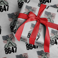 8647 Statue Of Liberty Wrapping Paper Roll Political Satire Protest Poster Graphic