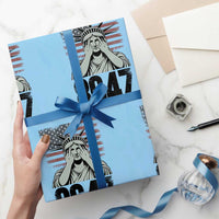 8647 Statue Of Liberty Wrapping Paper Roll Political Satire Protest Poster Graphic