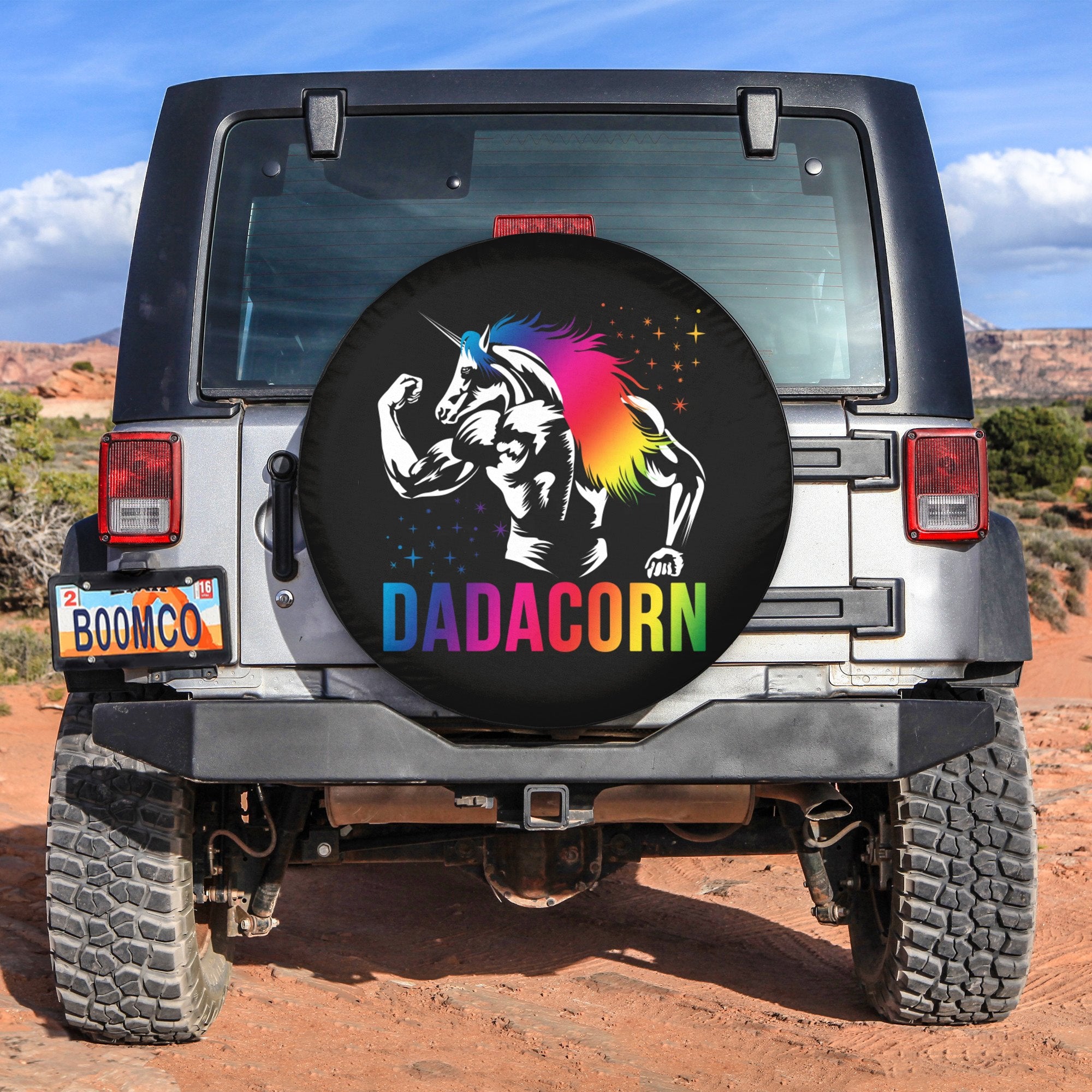 Father's Day Tire Covers - Dadacorn Spare Tire Cover NO.88 LT8 - Wonder Print Shop