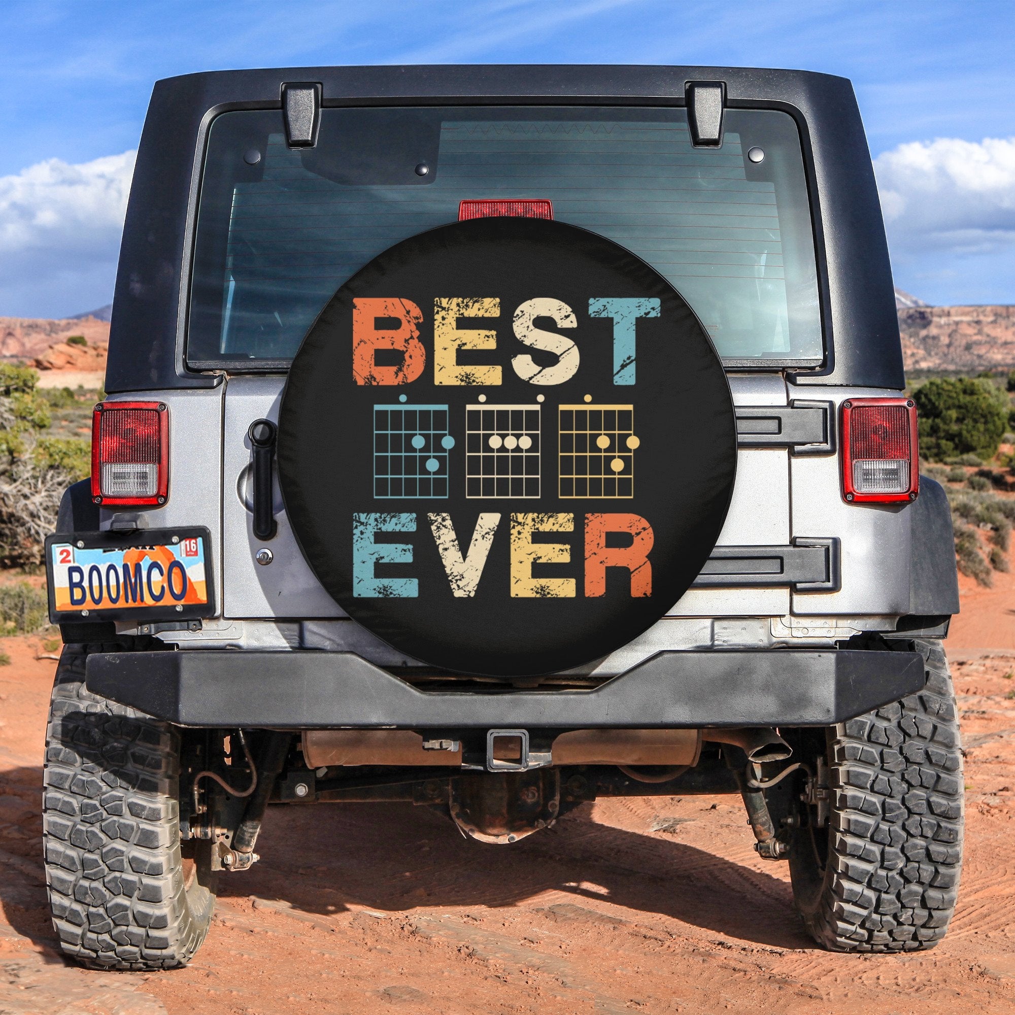 Father's Day Tire Covers - Best Dad Ever Spare Tire Cover NO.89 LT8 - Wonder Print Shop