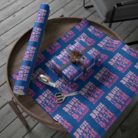 8th Birthday Girls Wrapping Paper Roll Bruh Its My 8 Bday Eight Years Old
