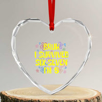 8th Birthday Heart Crystal Glass Ornament Im 8 Year Old Bruh I Survived 67 Colorful Bubble Flower