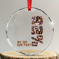 92 Percent Black Woman Power Crystal Glass Ornament 92 Percent Melanin Girls - Wonder Print Shop