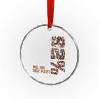 92 Percent Black Woman Power Crystal Glass Ornament 92 Percent Melanin Girls - Wonder Print Shop