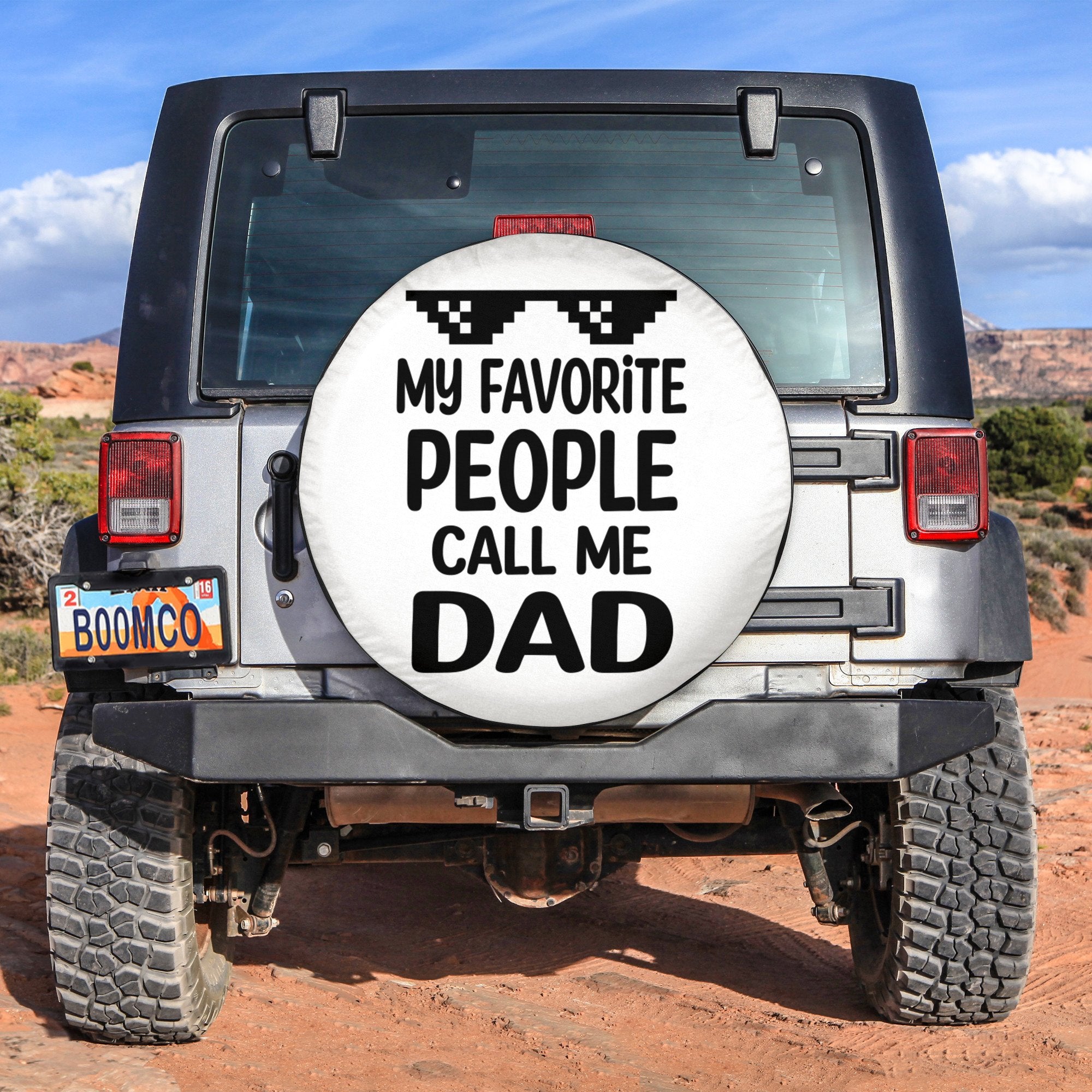 Father's Day Tire Covers - My Favorite People Call Me Dad Spare Tire Cover NO.97 LT8 - Wonder Print Shop
