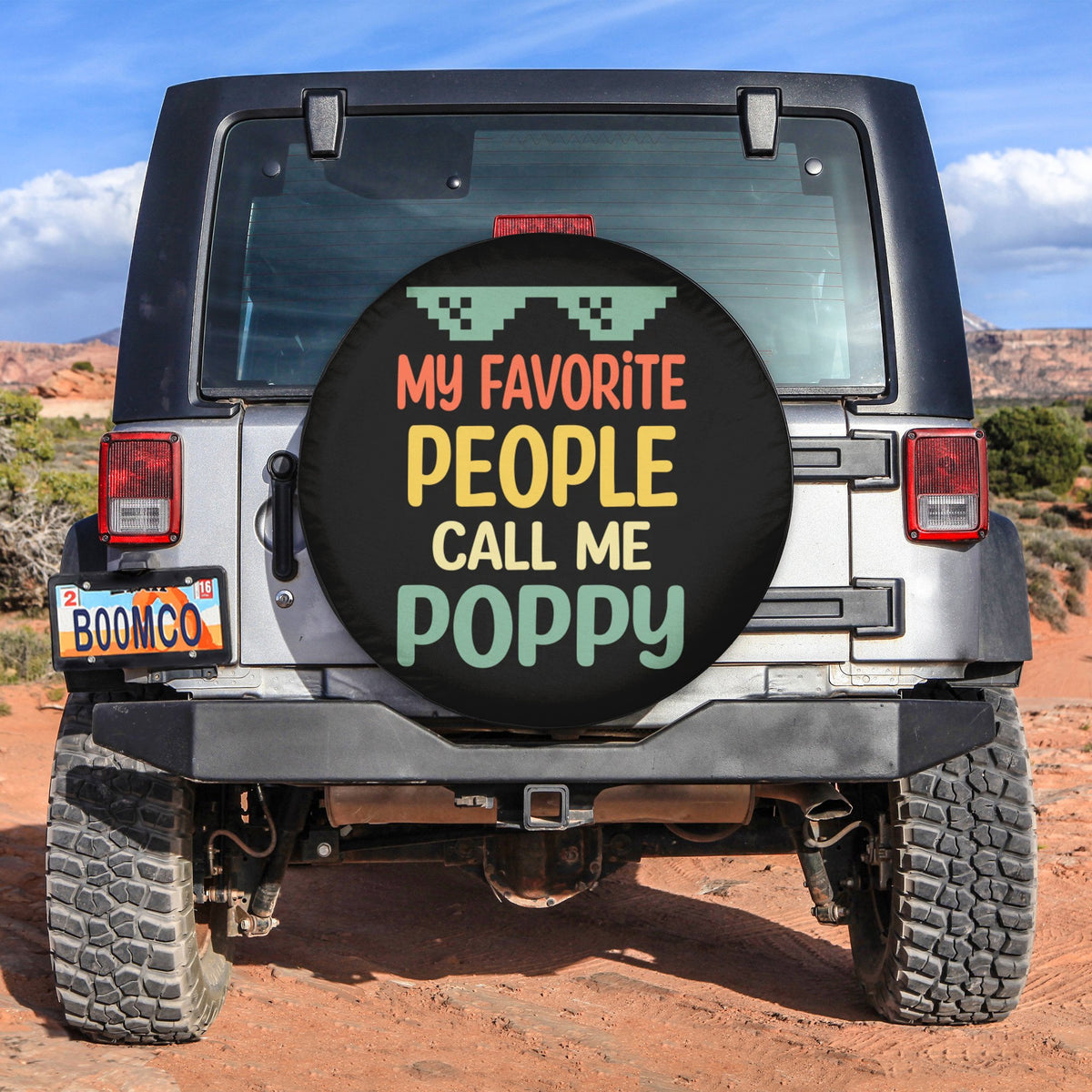 Father's Day Tire Covers - My Favorite People Call Me Poppy Spare Tire Cover NO.99 LT8 - Wonder Print Shop