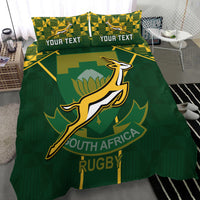 Personalised South Africa Rugby Bedding Set 2023 Go Springboks World Cup - Wonder Print Shop