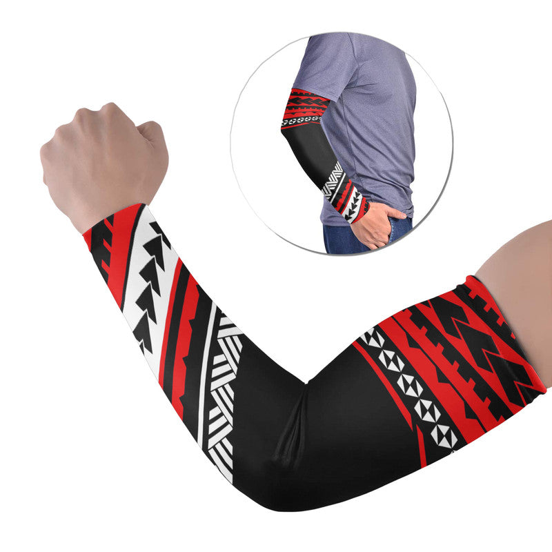 polynesian-arm-sleeve-set-of-2-simple-red