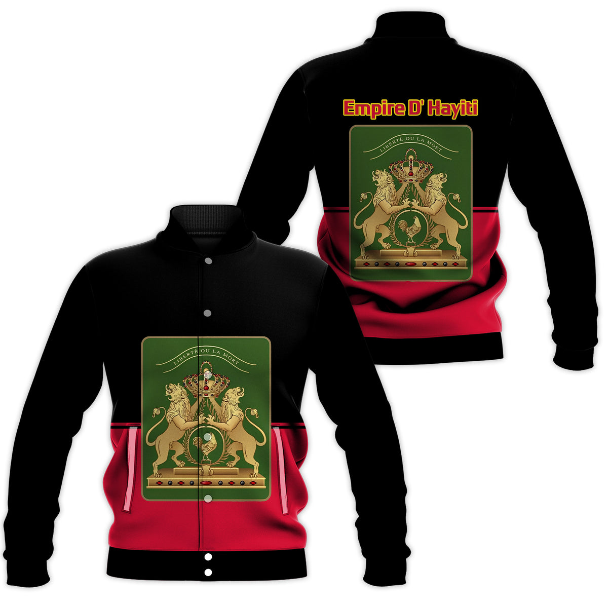 CUSTOMER REQUEST- Haiti - 05/04/2025 - Baseball Jacket - LT14