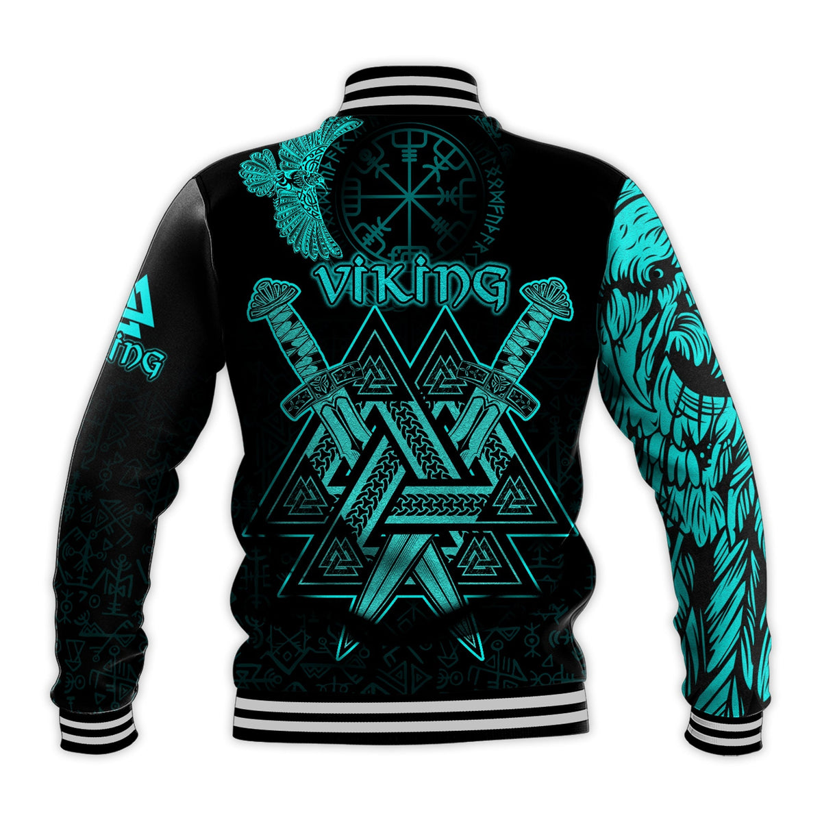 custom-viking-baseball-jacket-valknut-raven-symbol-celtic-vegvisir-cyan-color
