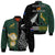 South Africa Protea and New Zealand Fern Kid Bomber Jacket Rugby Go Springboks vs All Black LT13