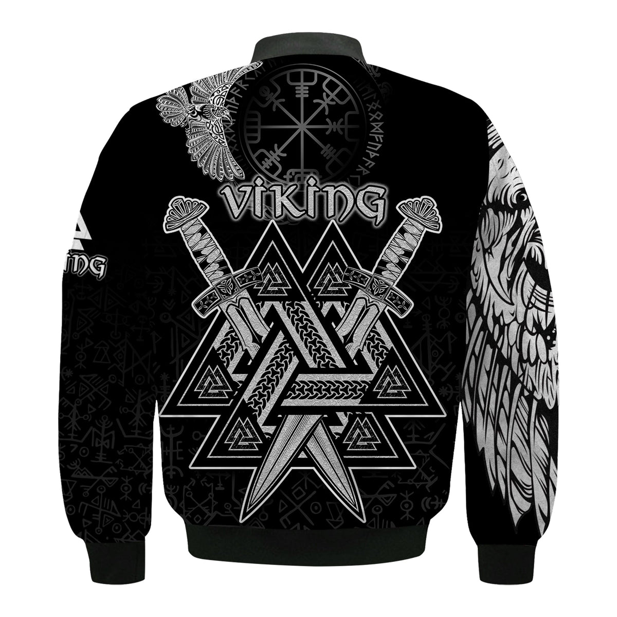 custom-viking-bomber-jacket-valknut-raven-symbol-celtic-vegvisir-black-color
