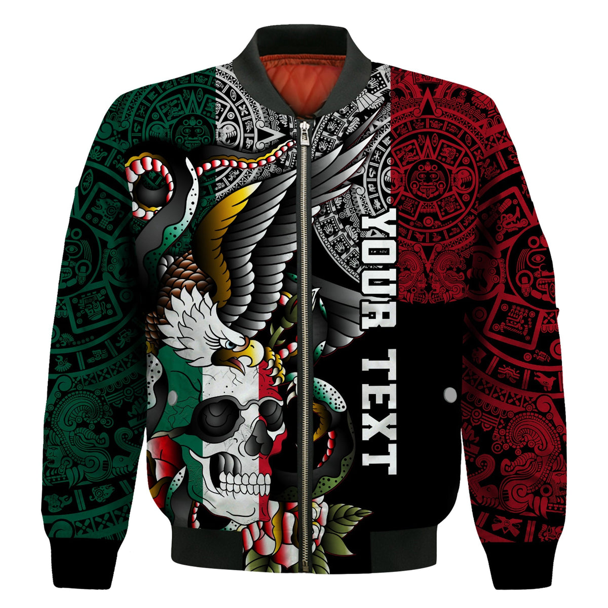 custom-mexico-bomber-jacket-mexican-skull-eagle-with-angry-snake