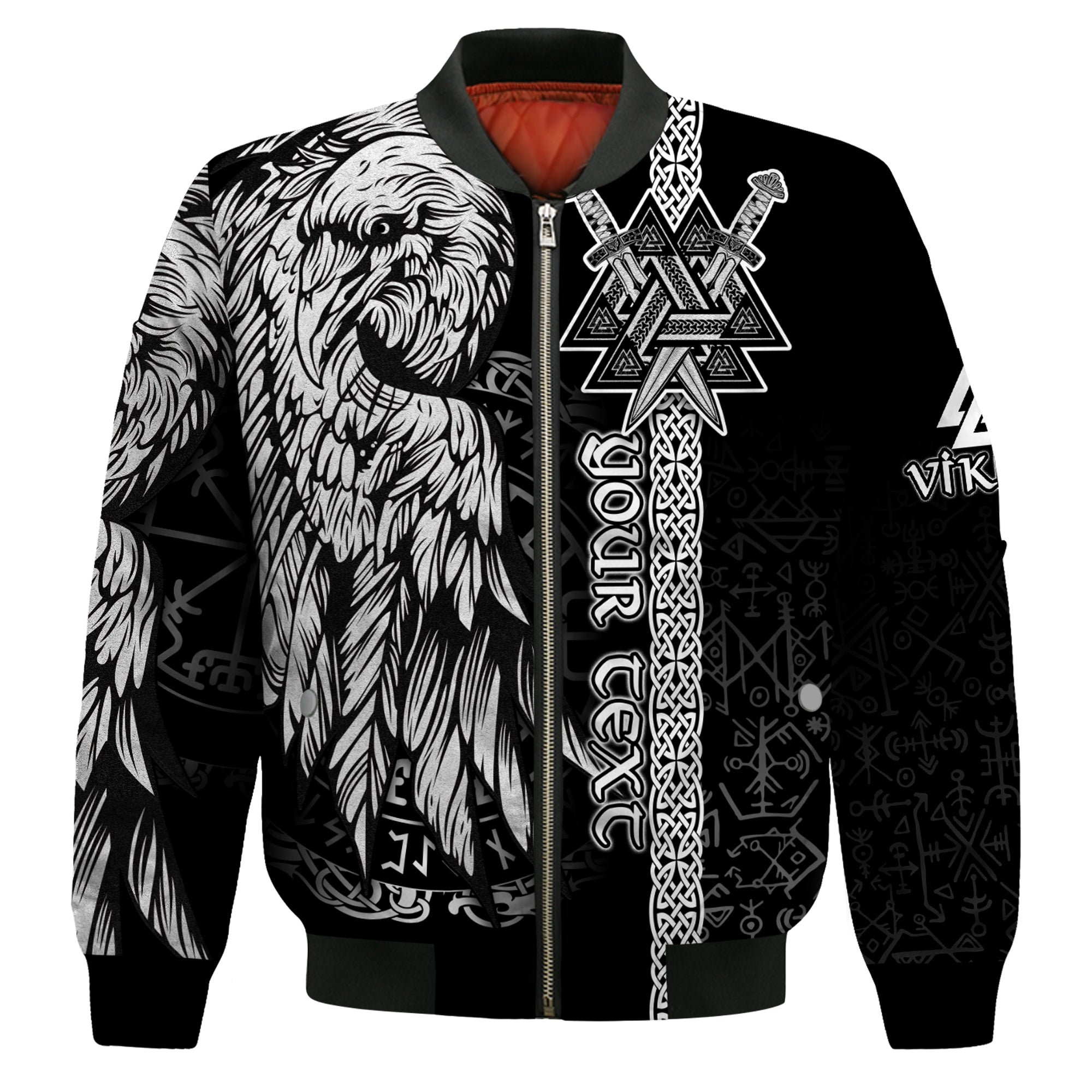 custom-viking-bomber-jacket-valknut-raven-symbol-celtic-vegvisir-black-color