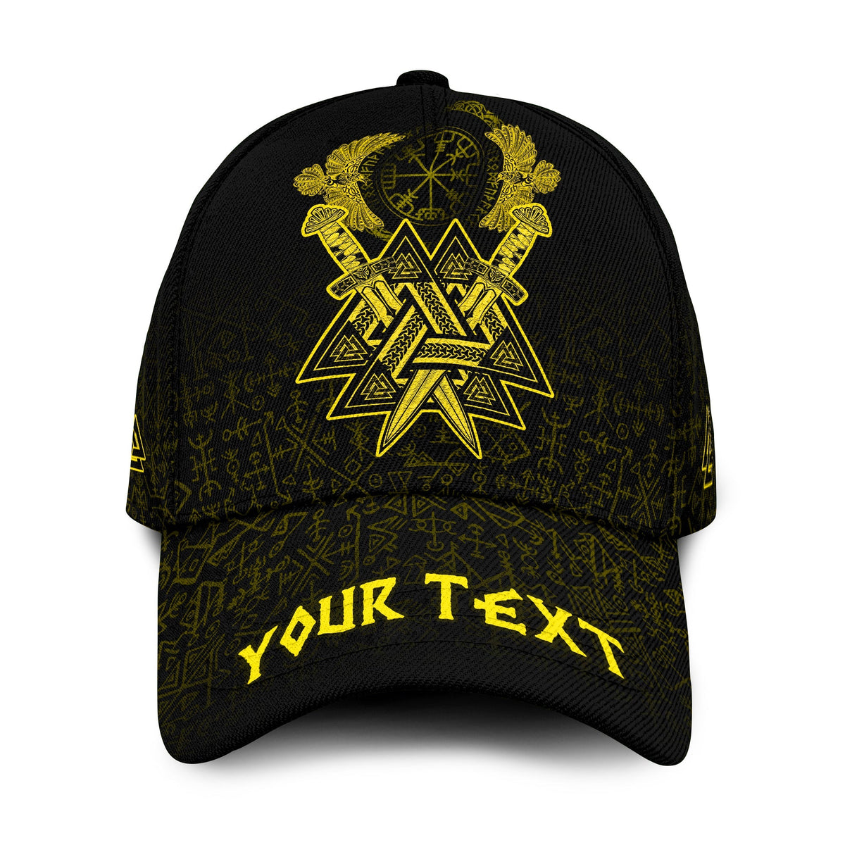 custom-viking-classic-cap-valknut-raven-symbol-celtic-vegvisir-yellow-color