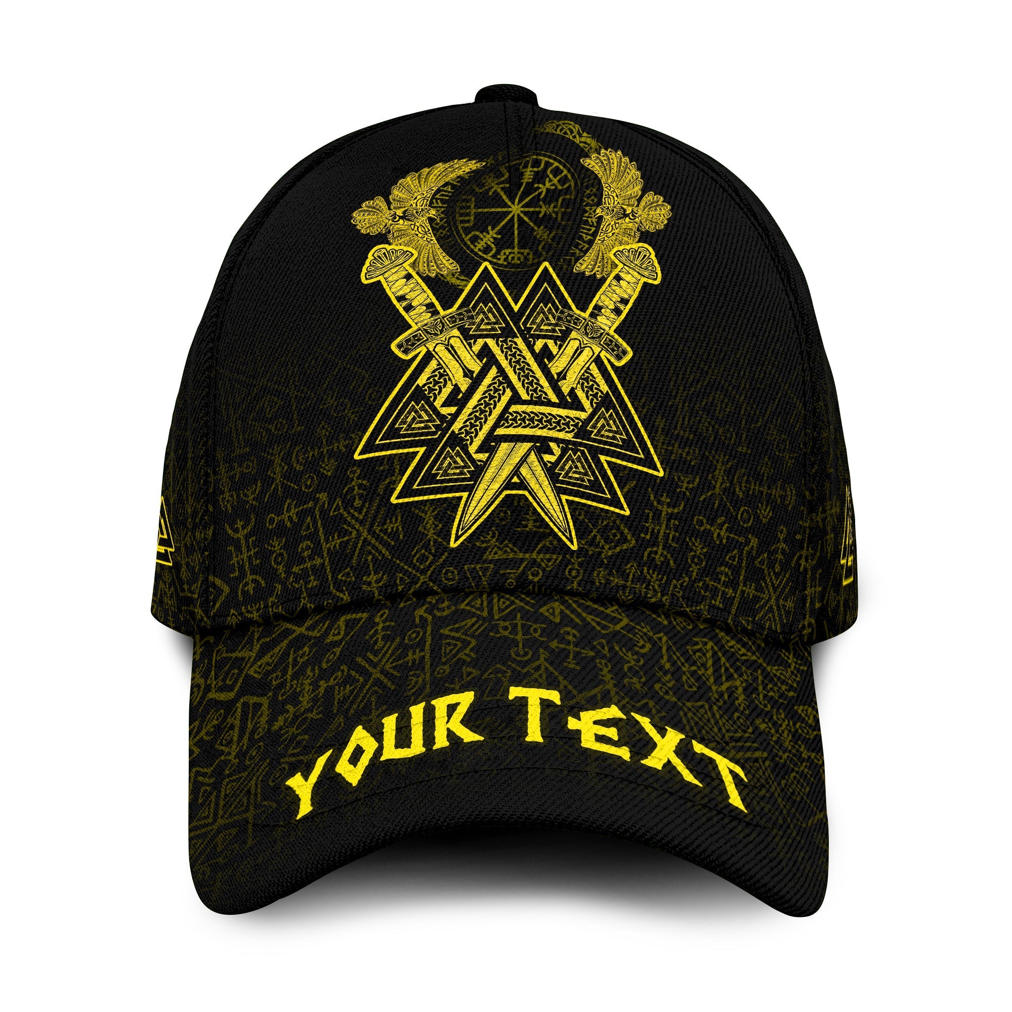 custom-viking-classic-cap-valknut-raven-symbol-celtic-vegvisir-yellow-color