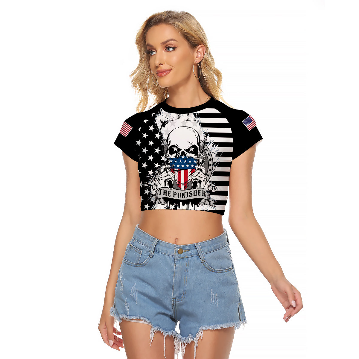 custom-america-raglan-cropped-t-shirt-american-flag-punisher-skull-grunge-style
