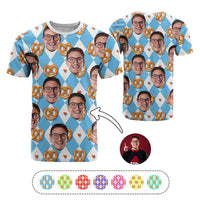Custom Face Photo Cheerful Oktoberfest T shirt Funny Style