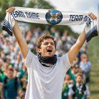 Custom Team Name and Logo Football Soccer Scarf National Pride Culture