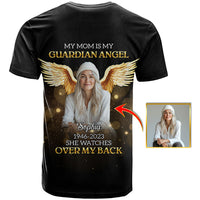 Custom Photo Dad Mom Your Life Was A Blessing Memorial T shirt