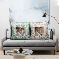 First Time Mom Personalized Photo Pillow Cover A Love Like No Other