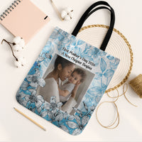 First Time Mom Personalized Photo Tote Bag A Love Like No Other