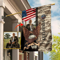 In Loving Memory Custom Photo Garden Flag America Patriotic Semiquincentennial Tribute