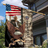 In Loving Memory Custom Photo Garden Flag America Patriotic Semiquincentennial Tribute