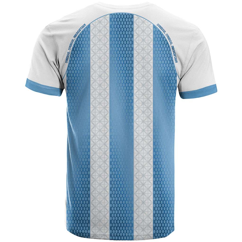 Custom Photo Name Argentina T shirt Football Albiceleste Fan