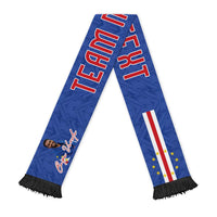 Custom Photo Name Cape Verde Soccer Scarf Atlantic Stars - Football 2026 Supporter