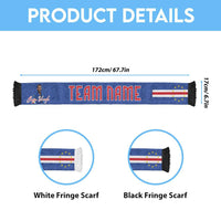 Custom Photo Name Cape Verde Soccer Scarf Atlantic Stars - Football 2026 Supporter