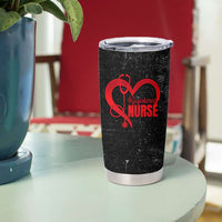 Black Nurse Magic Custom Photo Tumbler Cup