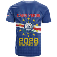 Custom Photo Name Cabo Verde T shirt First Time History Football Supporter