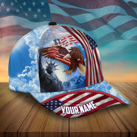 Premium Unique US Eagle Patriotic Hats Personalized