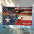 Personalized Texas Map Eagle Hanging Grommet Flag
